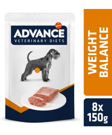 Advance Veterinary Diets Weight Balance Wet Dog Food: Multipack 8 sachets 150g - Buy Online on GoSupps.com