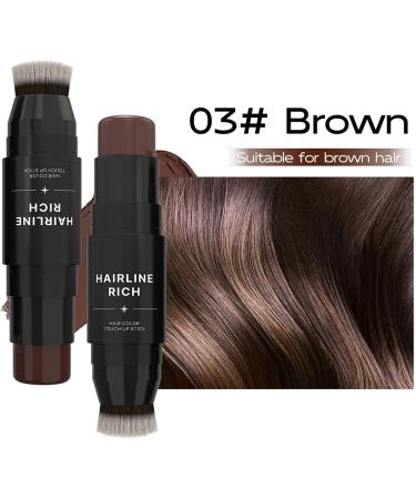 Stick de couverture - couleur des cheveux durables couverture de correction rapide | Stylo de cheveux temporaire double fin coiffeur de coiffure b ton de remplissage de remplissage de rempl - Buy Online on GoSupps.com