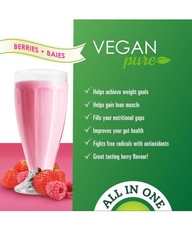 Vegan Pure All In One Nutritional Shake (Berry) - Buy Online on GoSupps.com