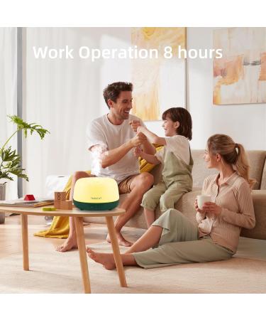 TAIGUCAT 300ML Aromatherapy Essential Oil Diffuser - USB-C Power - Remote Control - 7-LED Color Changing Light - Mini Home Diffuser for Small Bedrooms and Offices (Green) - Buy Online on GoSupps.com