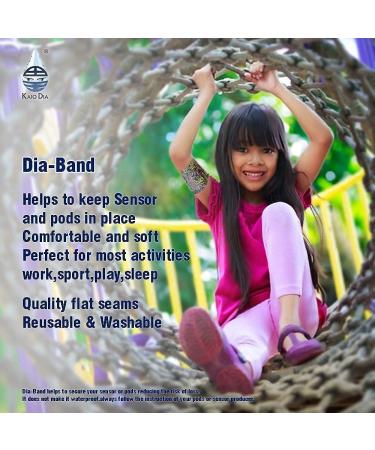Dia Band for Kids | Comfortable Glucose Sensor Protection Bracelet for Freestyle Libre Medtronic Dexcom Omnipod | Reusable Diabetic Band (Junior M 19-21 cm) - Buy Online on GoSupps.com
