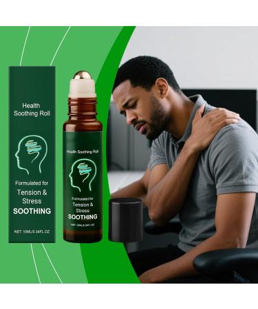 Migraine Relief Roll-On Migraine & Headaches Roll On Essential Oil 10ml Soothing Peppermint Oil Headache Stick Fast Cooling Comfort for Your Head (1Pcs) - Buy Online on GoSupps.com