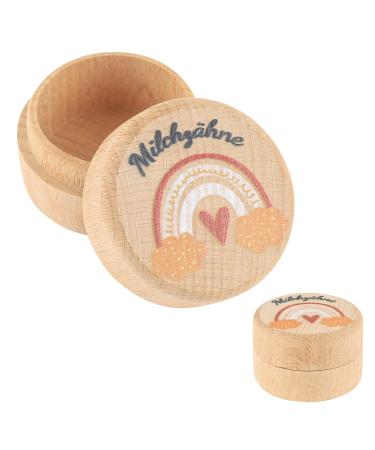 Milk toothing socket personalized made of wood toothpson milk teeth for young girls tooth box milk tooth box gift ideas for baptism and birthday gifts for new parents - Buy Online on GoSupps.com