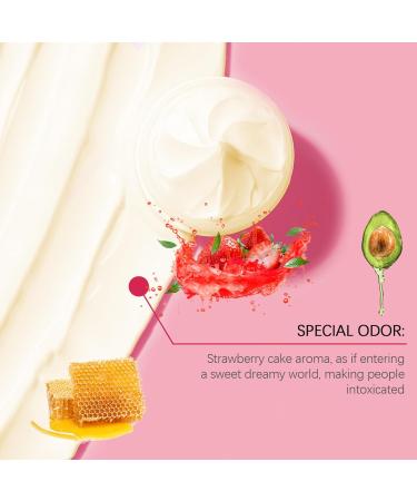 Body Butter For Women - Strawberry Body Butter - Body Lotion Scented - Body Creams For Dry Skin - Face & Body Moisturizer Contains Natural Fruit Extracts - Soft & Hydrating Skin 114g - Buy Online on GoSupps.com