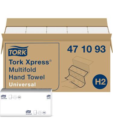 Tork XPress Multifold Paper Towels 471093 - Premium 1-Layer White Towels for Dispensers | 20x250 Pack | International Shipping Available - Buy Online on GoSupps.com