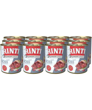 RINTI Kennerfleisch Ross 12 x 800 g - Premium Dog Food for Healthy Pets | International Shipping Available - Buy Online on GoSupps.com