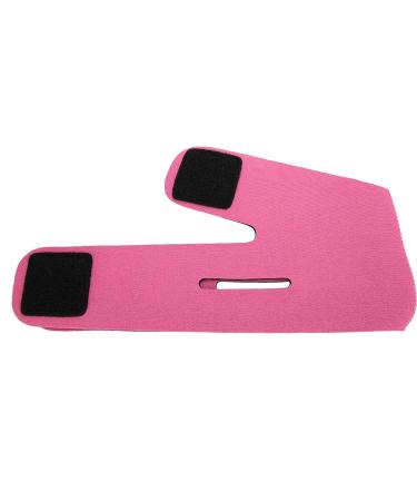 Post Surgery Neck & Chin Compression Wrap | Face Slimming Bandage Belt for Double Chin & Face Lift (Rose Red - Buy Online on GoSupps.com