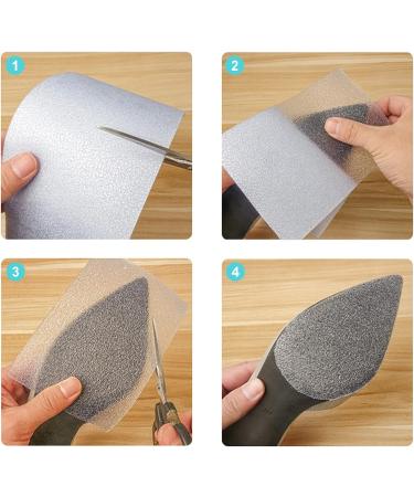 6 Pcs Self Adhesive Silicone Shoe Sole Protectors for High Heels - Non-Slip Covers with Crystal Clear Protectors for Women (Black & Clear) - Buy Online on GoSupps.com