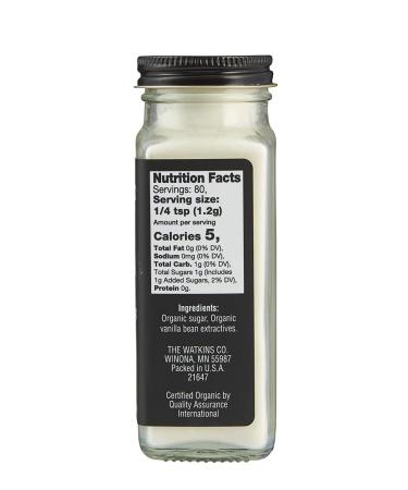 Watkins Organic Vanilla Powder  3.4 oz. - Buy Online on GoSupps.com