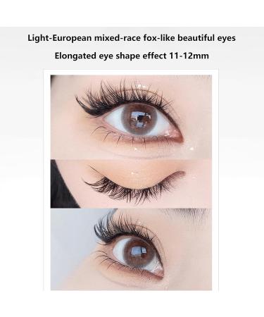 Eyelash Pencil | Waterproof Lower Eyelash Pencil Bottom Eyeliner | Dual Pronged Eyebrow Eyelash for Stage Performance Gathering Home Travel Dating Offices Black - Buy Online on GoSupps.com