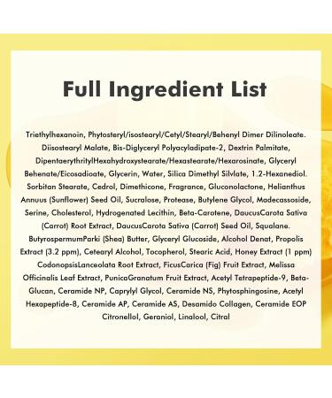 15ml Honey Lip Butter Hydrating Overnight Lip Balm & Mask Propolis 12hrs Long-lasting Moisture Overnight Gentle Exfoliation Hygienic Twist Dispenser(0.5 fl.oz) - Buy Online on GoSupps.com