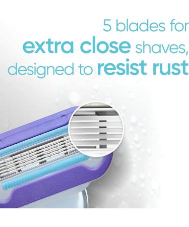 Venus Deluxe Smooth Swirl Women's Razor Blade Refills 8 Count 8 Count (Pack of 1) - Buy Online on GoSupps.com