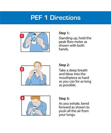 Microlife Digital Peak Flow Meter with FEV1 | Reliable Respiratory Spirometer for Home Monitoring Asthma & COPD - Buy Online on GoSupps.com