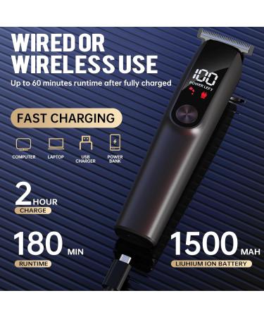 Professional Rechargeable Hair Clippers for Men | Cord/Cordless Beard & Body Grooming Trimmer with Smart Charge Technology - Buy Online on GoSupps.com