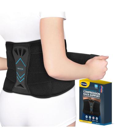 Dr. Scholl's Adjustable Compression Back Support Massaging Gel Breathable Fabric Shock-Absorbing Brace (Size L/XL) for Ultimate Comfort - Buy Online on GoSupps.com