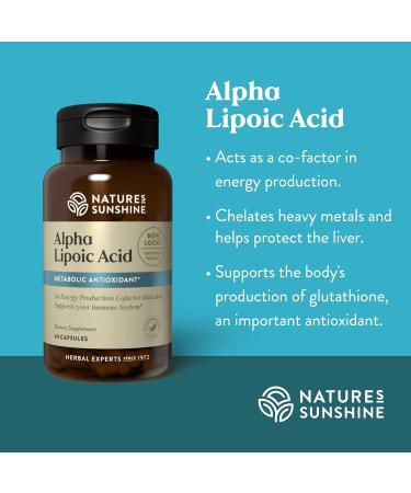 Shop Nature's Sunshine Alpha Lipoic Acid - 60 Caps Kosher | Optimize Your Health Worldwide - Buy Online on GoSupps.com