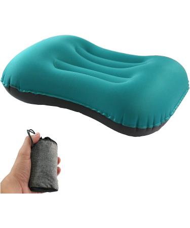 SUNYAO Ultralight Inflatable Camping Pillows - 2 Pack, Compact & Comfortable Neck/Lumbar Support for Camping, Backpacking & Hiking - Peacock Blue - Buy Online on GoSupps.com