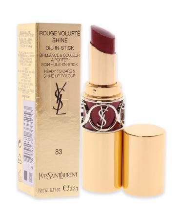 YSL Rouge Volupte Shine Lipstick - 83 Rouge Cape 0.11 oz | Women's Oil-In-Stick Lip Color - Buy Online on GoSupps.com