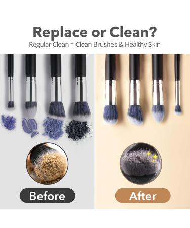 Buy Alyfini Portable USB Cosmetic Brush Cleaner & Brush Set - Perfect for All Makeup Brushes | BlackPink - Buy Online on GoSupps.com