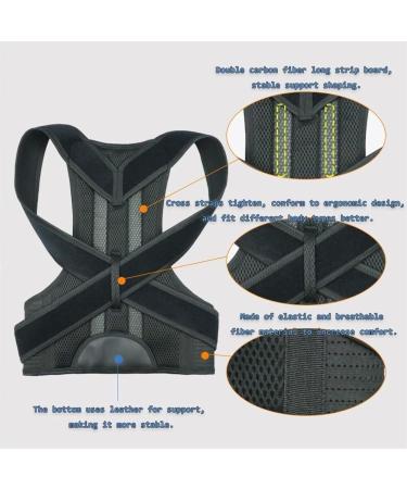 Back Support Back Brace Lumbar Support Full Back Support Belt Posture Corrector Waist Back Brace Vest Lumbar Decompression Belt Back Support Belt(Black X-Large) X-Large Black - Buy Online on GoSupps.com