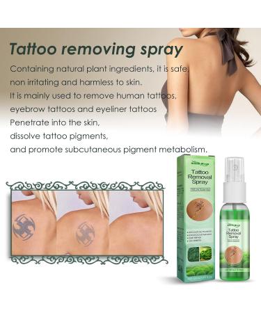 30ml Spray de D tatouage Dissolvant de Pigment de Tatouage Cr me De Retrait De Tatouage D'extrait De Plante Naturelle dissolvant de Tatouage Doux et s r pour la Plupart des Types Gr n - Buy Online on GoSupps.com