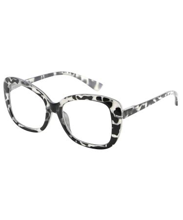 Eyekepper Chic Reading Glasses for Women Oversized Readers - Grey Tortoise +1.75 Grey Tortoise 1.75 Diopters
