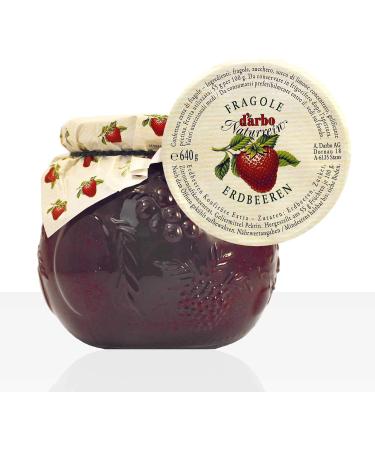  Darbo Darbo Naturrein 640 g Strawberry Jam Glass Jars - Buy Online on GoSupps.com