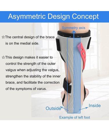 Adjustable Foot Drop Orthosis - Large Right Foot Support & Stabilizer for Posture | Optimal Ankle Sleep Aid - Buy Online on GoSupps.com