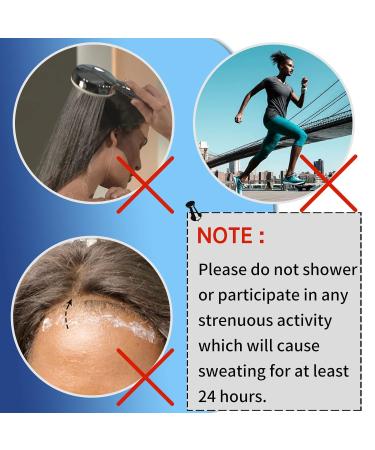 LOMMEL Strong Hold Lace Glue & Tape Extension Remover Set - Waterproof Front Wig Adhesive - 38ml Glue, 30ml Remover - Includes Silicone Brush - Buy Online on GoSupps.com