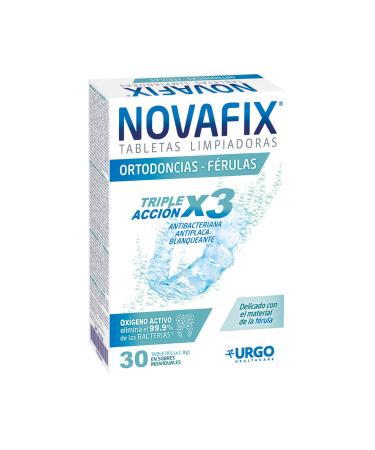 NOVAFIX Novafix Triple Action Cleaning Tablets for Orthodontics and Splints - Box of 30