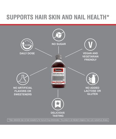 Swisse Hair Skin Nails Supplement - Vitamin C & Silica - 16.9 fl. oz. - Buy Online on GoSupps.com