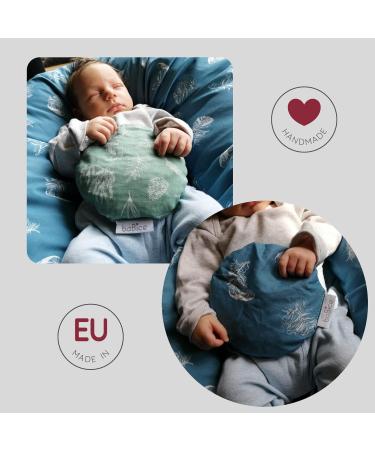 Hobea-Germany Cherry Core Pillow for Babies | Medical Class 1 Head Pillow | Soft Gray with White Stars Design - Buy Online on GoSupps.com