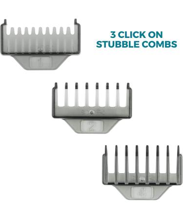 Solimo Rechargeable Beard Trimmer - 1 Blade 3 Combs & Charging Cable | International Shipping Available - Buy Online on GoSupps.com