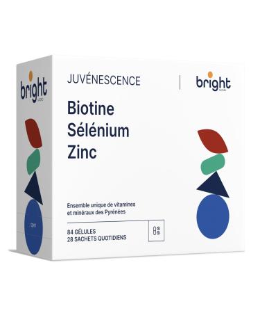 Biotine Zinc et S l nium - Gestion de la Beaut 3 Suppl ments en 1 Paquet pour une peau clatante des cheveux forts et une brillance naturelle. 28 doses quotidiennes