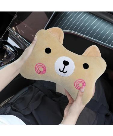 Migiftdy Car Headrest Pillow - Neck Support Travel Pillow for Driving & Long Flights (Bear Design) - Ideal for Comfort at Home in Cars & on the Go - Buy Online on GoSupps.com
