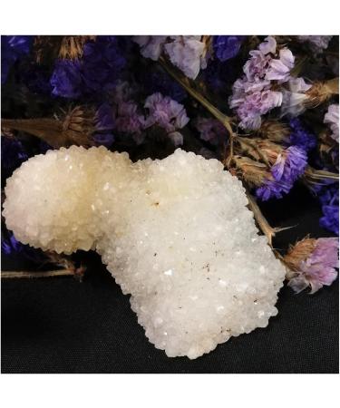 Room Decoration Natural White Crystal Cluster Quartz raw Minerals apophylite Specimen gem Stones for Home Decor Gift (Size : 280-380g) - Buy Online on GoSupps.com