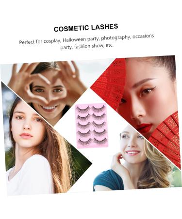 Beavorty 10 Pairs diamond false eyelashes makeup false lashes dense false lashes rhinestone trim lash decor rhinestone embellishments 3d false lash False Eye Lashes Fake Lashes cross extend - Buy Online on GoSupps.com