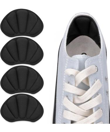 Sibba Heel Pillows - Anti-Slip Shoe Inserts & Blister Protectors (2 Pairs Black) - Perfect for Oversized Shoes - Buy Online on GoSupps.com