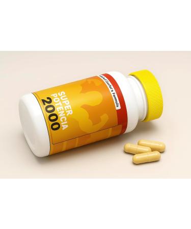Mega Vitamins Super Potencia 2000 Dietary Supplement for Men 60 Capsules Herbal Complex with Natural Ingredients Daily Support Formula in Easy-to-Swallow Caps - Buy Online on GoSupps.com