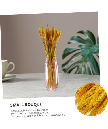 LIFKOME 100pcs Dried Wheat Ears Bouquet Dried Flowers Decor Desktop Wheat Ear Wedding Wheat Ear Dry Flowers Natural Wheat Ear Home Wheat Ear Wheat Stalk Straw Household Yellow 52X10CM - Buy Online on GoSupps.com