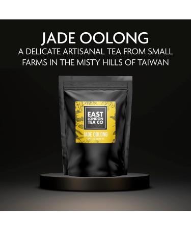 East London Tea Co. - JADE OOLONG Loose Leaf Tea | High in Antioxidants | 100% Natural Ingredients (80g Pouch) - Buy Online on GoSupps.com