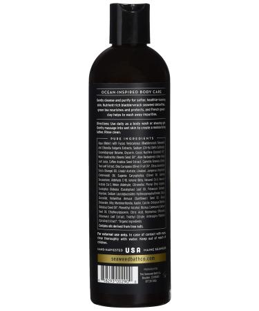 Seaweed Bath Co. Detox Purifying Body Wash - Refreshing Orange Eucalyptus & Cedar Scent Green Tea Extract & French Clay 12 Oz - International Shipping Available - Buy Online on GoSupps.com