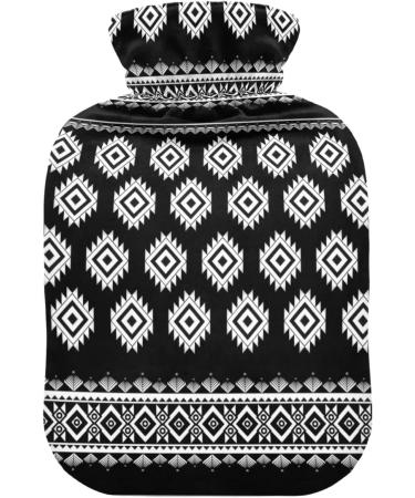 Naanle Geometric Hot Water Bottle | 2L Transparent Heated Bottle for Warm & Cold Therapy | Ideal for Bed Hand & Feet Pain Relief | International Shipping - Buy Online on GoSupps.com