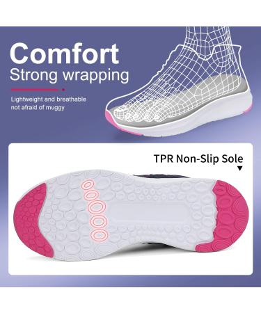 Dannto Women's Lightweight Running Shoes - Dark Blue | Athletic Sneakers for Gym, Tennis & Casual Fashion - Buy Online on GoSupps.com