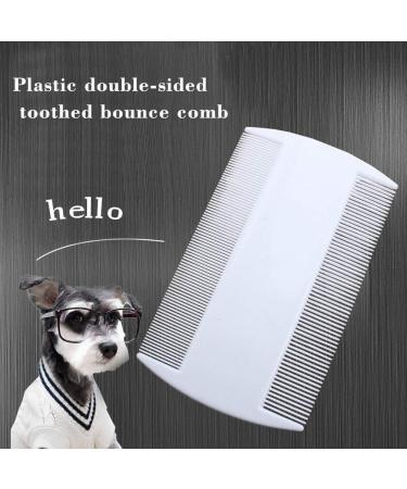Pengxiaomei 4 Pcs Double Sided Nit Comb for Lice Detection and Head Treatment - Buy Online on GoSupps.com