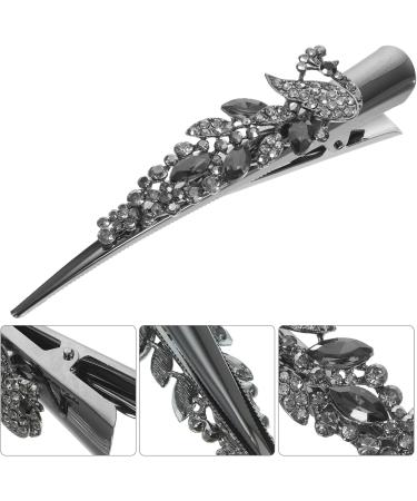 Beaupretty Crocodile Hair Accessories Hair Barrettes for Women Fine Hair Rhinestone Bill Hair Clips Finger Pointers for Reading Large Sharp Mouth Clip Miss Rhinestones Metal - Buy Online on GoSupps.com