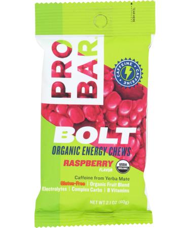 Probar Bolt Organic Energy Chews Raspberry 2.1 oz