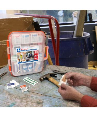 336 Piece First Aid Kit - Portable Plastic Case for Home, Office, and Travel - Buy Online on GoSupps.com
