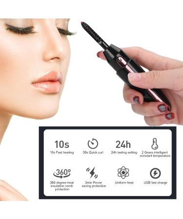 USB Eyelash Curler Fast Heating Electric Eyelash Curler for Woman for Makeup (BROLEOdax45q2goe-12) - Buy Online on GoSupps.com