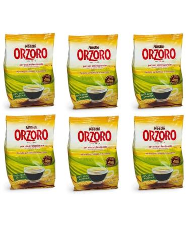 Italian Gourmet E.R. Nestl Orzoro Orzo Tostato Solubile Roast Barley 200 g (Pack of 6)